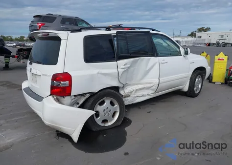 2005 Toyota Highlander Limited V6 z USA, uszkodzony, nr VIN JTEDP21A650064644